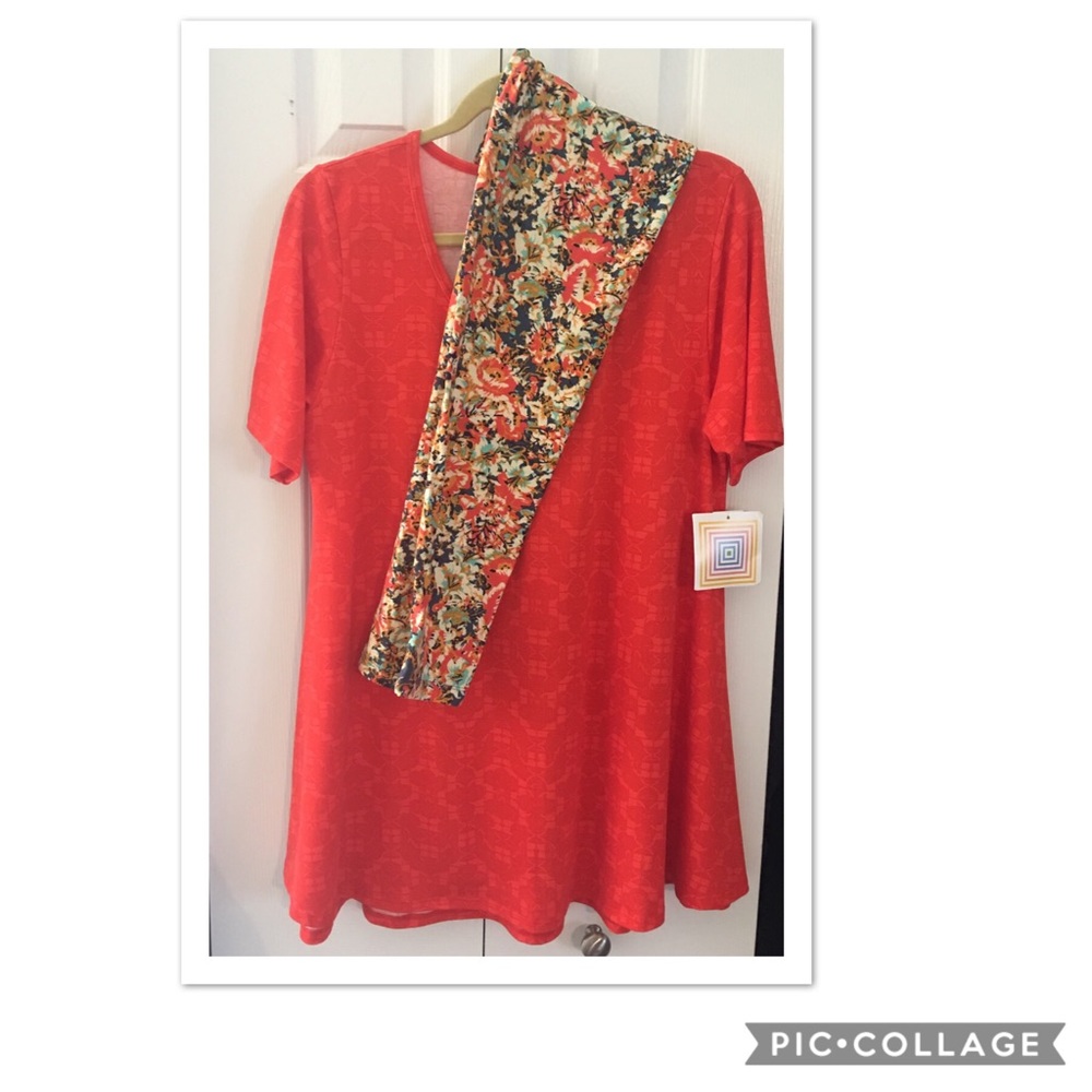 NWT LuLaRoe Perfect T TC Legging Outfit